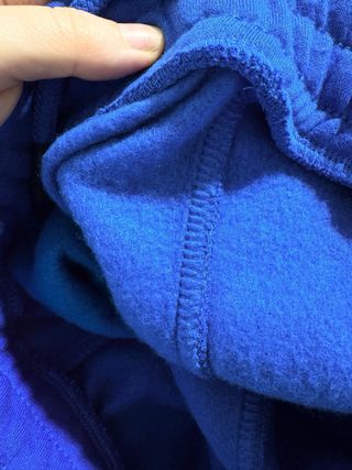 Pantalones de chándal forrados azul