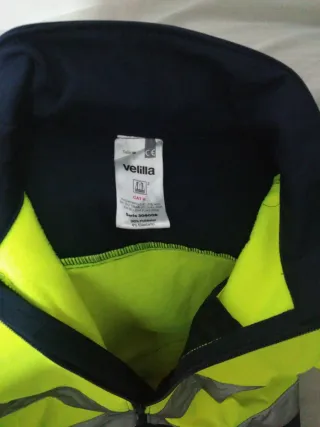 Chaqueta reflectante Vellia Negra y Amarilla