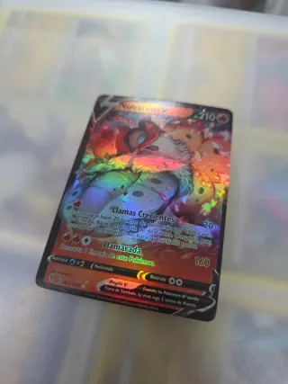 Cartas Pokémon Volcarona y volcanion V