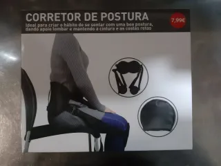 Corretor de Postura Sentado Protetor Coluna