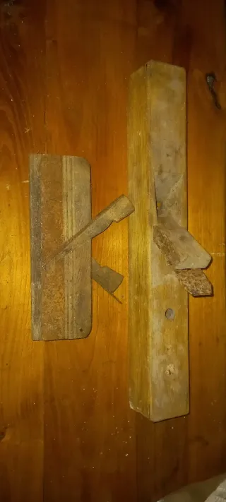 Cepillos carpintero antiguos madera