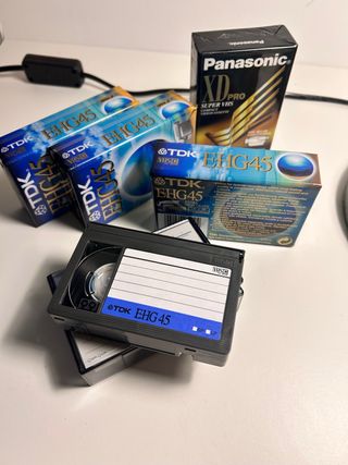 Lote 4 Cintas VHS TDK EHG45 1 Cinta