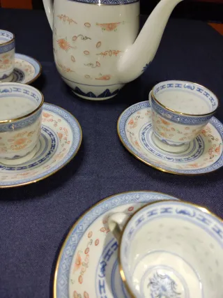 Servizio da Te' in fine Porcellana Cinese Nuovo