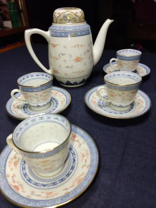 Servizio da Te' in fine Porcellana Cinese Nuovo