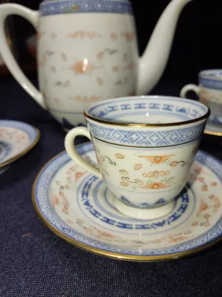 Servizio da Te' in fine Porcellana Cinese Nuovo