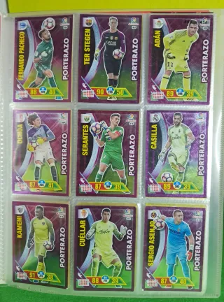 Cromos Adrenalyn 2016-17 Porteros