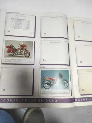 Álbum de Cromos Motos - Colección Motor16