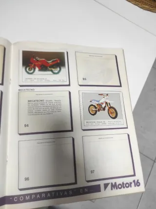 Álbum de Cromos Motos - Colección Motor16