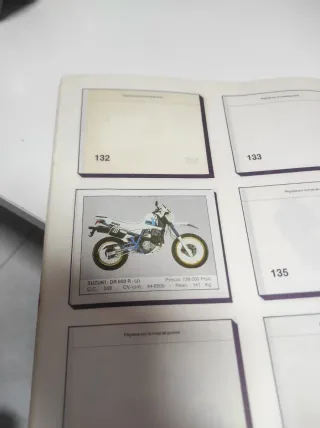 Álbum de Cromos Motos - Colección Motor16