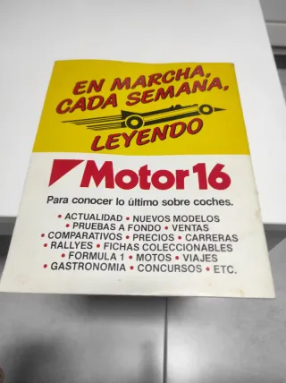 Álbum de Cromos Motos - Colección Motor16