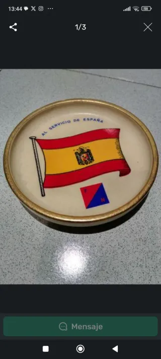 Cenicero Al Servicio de España Fuerza Nueva