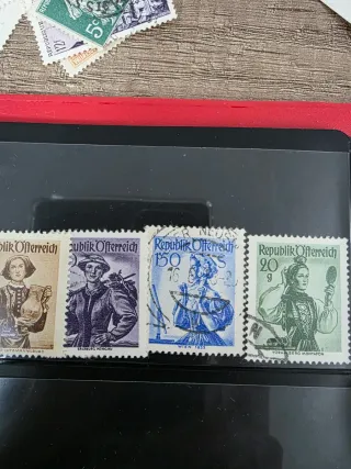 Sellos República de Austria 9 unidades