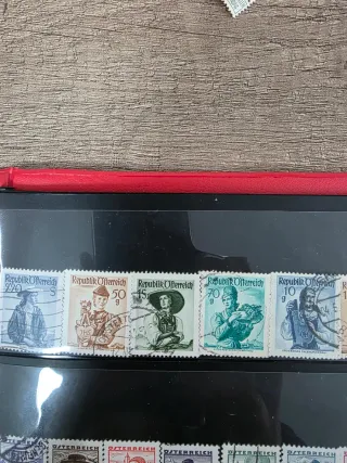 Sellos República de Austria 9 unidades