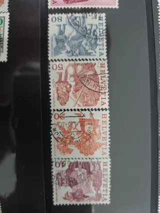 Lote 22 sellos Helvetia buen estado