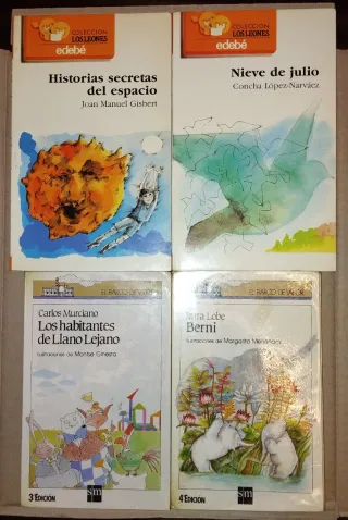 Libros de cuentos infantiles.