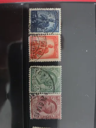 Lote 25 sellos antiguos colección Italia