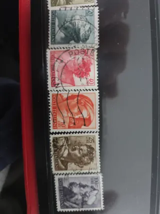 Lote 25 sellos antiguos colección Italia