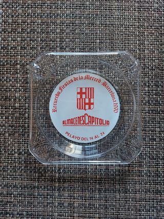 Cenicero Almacenes Capitolio Fiestas Merced 1970