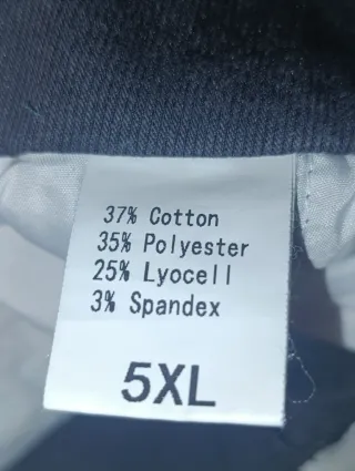 Pantalón Denited Gris Talla 5XL