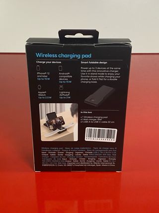 Cargador Ksix 3 en 1 Inalámbrico 15W