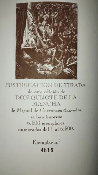 Libro -Don Quijote de la Mancha.
