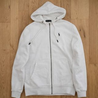 Felpa con cappuccio Ralph Lauren bianca