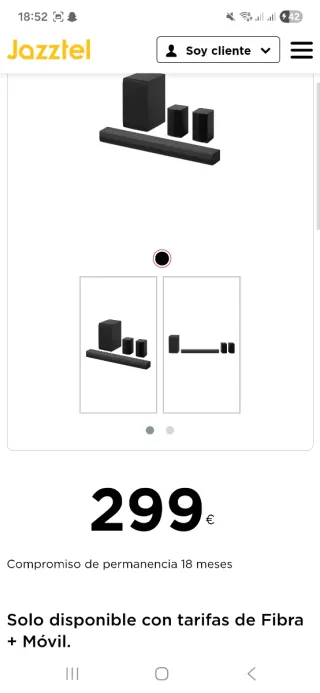 LG Barra de Sonido S40TR 4.1 400W