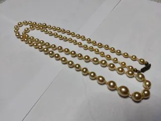 Collana in Vere Perle Mari del Sud Vintage Nuova
