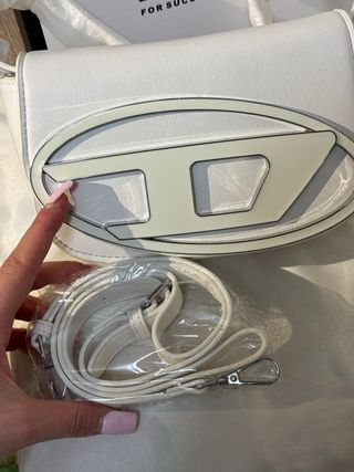 Borsa Diesel Bianca e Argento