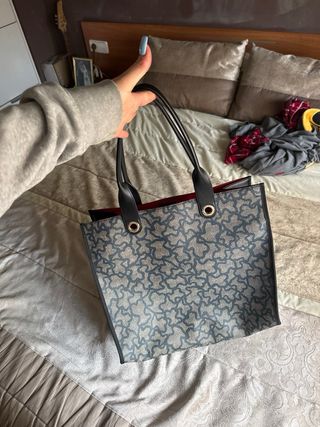 Bolso Tous Grande Beige/Gris