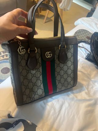 Borsa Gucci Ophidia Marrone e Verde
