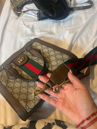 Borsa Gucci Ophidia Marrone e Verde