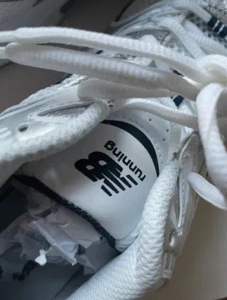 New Balance 530 Blancas Plata Azul Talla 36