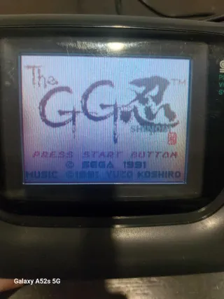 Shinobi Game Gear Sega