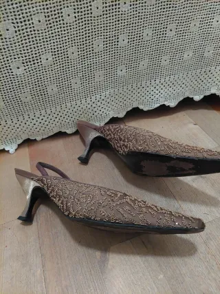 Zapatos de fiesta Barcarola Talla 38. MANOLITA