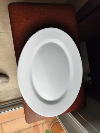 2 Fuentes grandes de porcelana