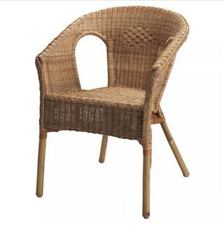 Sillón Mimbre Ikea Beige/Marrón