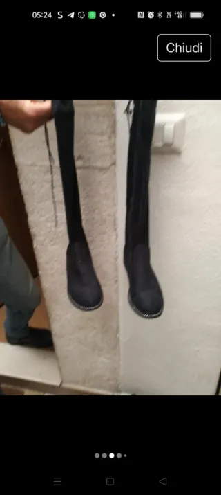 Stivali alti Superga neri