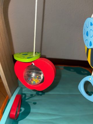 Gimnasio actividades HAPE madera y tela