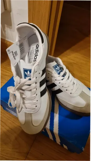 Adidas Samba OG Cloud White Core Black Talla 40