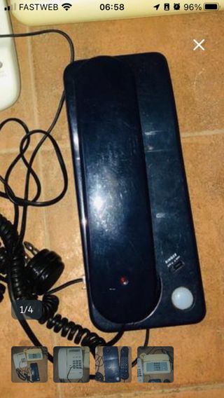 Telefono casa blu scuro