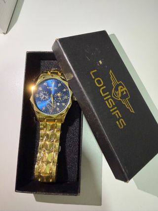 Reloj BANLONY Dorado y Azul