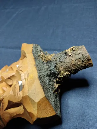 Decorazione da muro in legno massello vintage 80