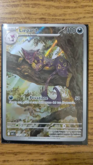 Carta Pokemon Liepard 110 PS