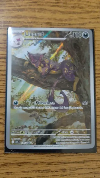 Carta Pokemon Liepard 110 PS