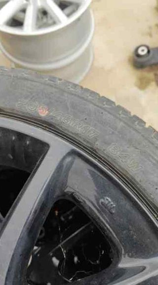 Toyota 205/45/r17 juego llantas yaris xpa1f 302408