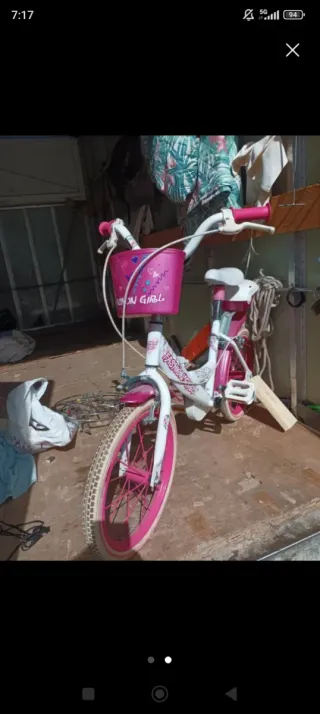 Bicicleta Montaña Gris y Verde