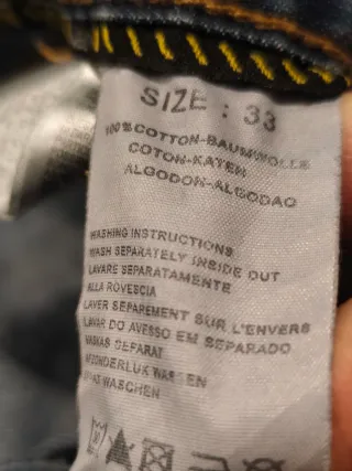 Jeans Lee Uomo Taglia 33