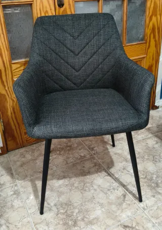 Juego de 6 Sillas Comedor Tapizadas