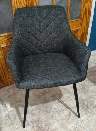 Juego de 6 Sillas Comedor Tapizadas